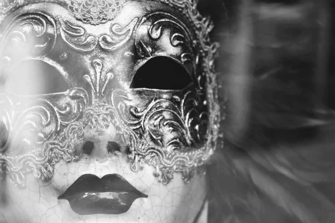 The masks you wear hide your authentic self from the world.